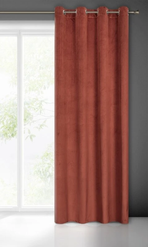 ZASŁONA GOTOWA LILI 140 X 250 CM CEGLASTY