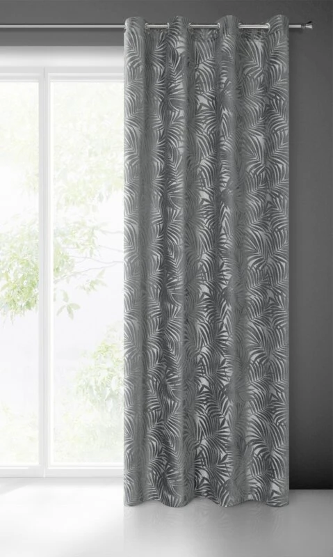 ZASŁONA GOTOWA LIVIA 140 X 250 CM STALOWY