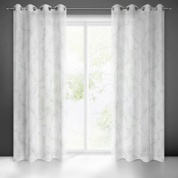 ZASŁONA GOTOWA FIORE 140 X 250 CM BIAŁY