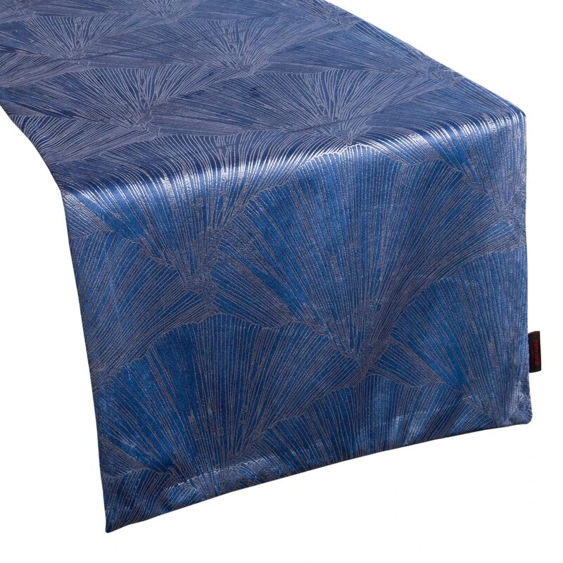 OBRUS GOJA 40 X 140 CM GRANATOWY
