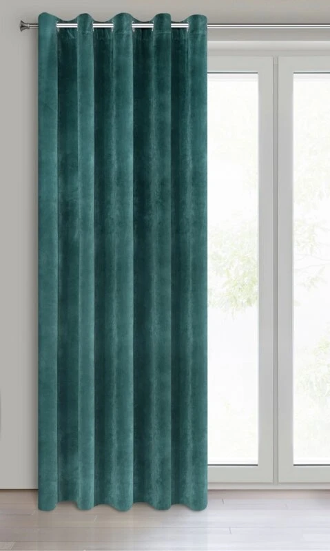 ZASŁONA GOTOWA VILLA 140 X 250 CM CIEMNOTURKUSOWY