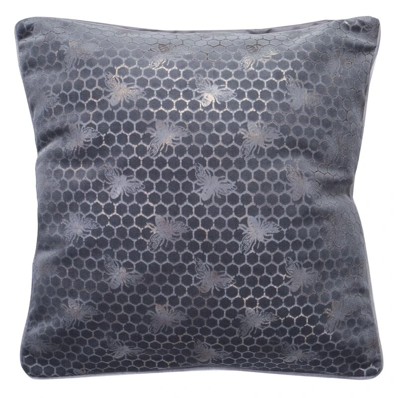POSZEWKA VELVET 20 45 X 45 CM SZARY