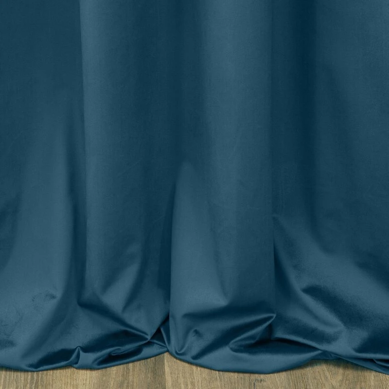 ZASŁONA GOTOWA SIBEL NA TAŚMIE 140 X 270 CM CIEMNONIEBIESK
