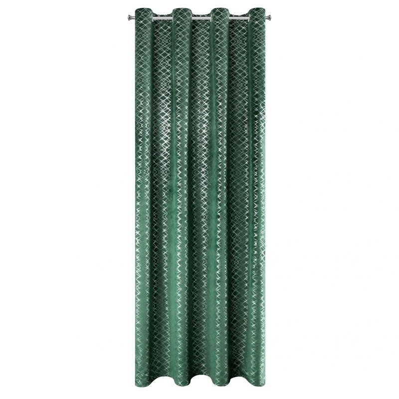 ZASŁONA GOTOWA D91 MOLY 140 X 250 CM ZIELONY