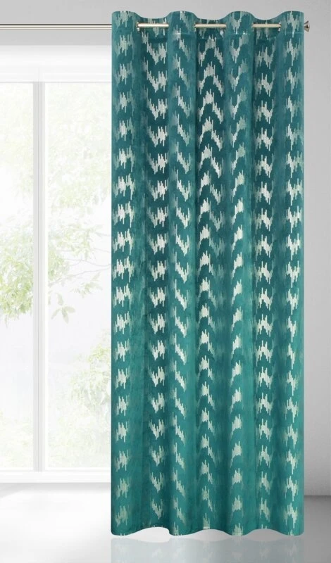 ZASŁONA GOTOWA CHILL 140 X 250 CM TURKUSOWY