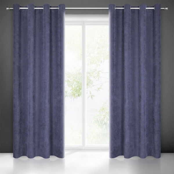 ZASŁONA GOTOWA JULIE 140 X 250 CM GRANATOWY