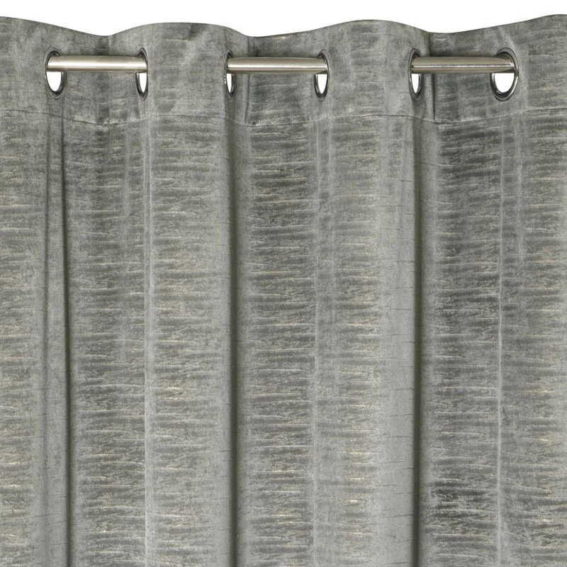 ZASŁONA GOTOWA ALUVIA 140 X 250 CM STALOWY
