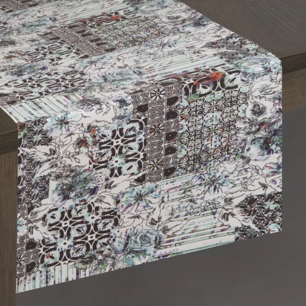 OBRUS DORIT 35 X 180 CM BIAŁY