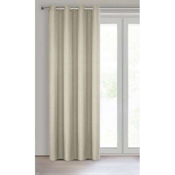 ZASŁONA GOTOWA RITA 140 X 250 CM CIEMNOBEŻOWY