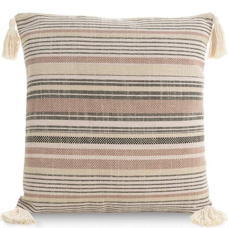 POSZEWKA BOHO 4 45 X 45 CM PUDROWY RÓŻ