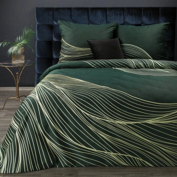 KOMPLET POŚCIELI SATYNOWEJ PREMIUM 3 220 X 200 CM CIEMNOZIE