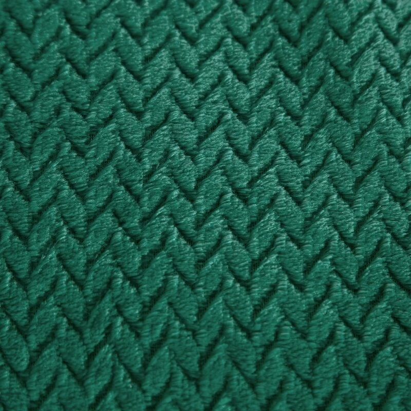 KOC NARZUTA CINDY 200 X 220 CM CIEMNO ZIELONY